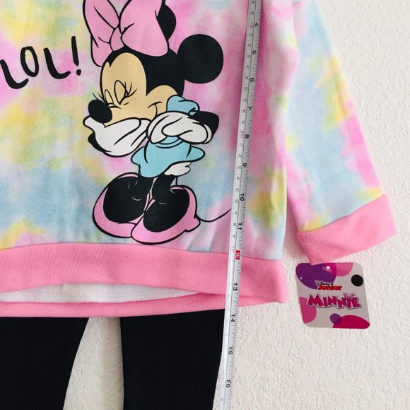 Disney Junior 'Minnie' 2 Piece Set Blouse/Pants (12 M) - Picture 4 of 16